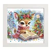 5D DIY Partial Special Shaped Drill Diamond Painting Elk With Frame Kit Home Art19.2x19.2cm