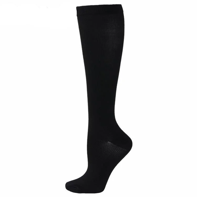 (3 PAIRS) Graduated Compression Socks Knee High Support Stockings