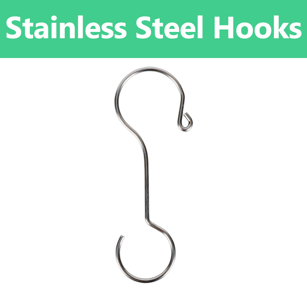 Universal Stainless Steel S Hook, 15–25 Days Delivery