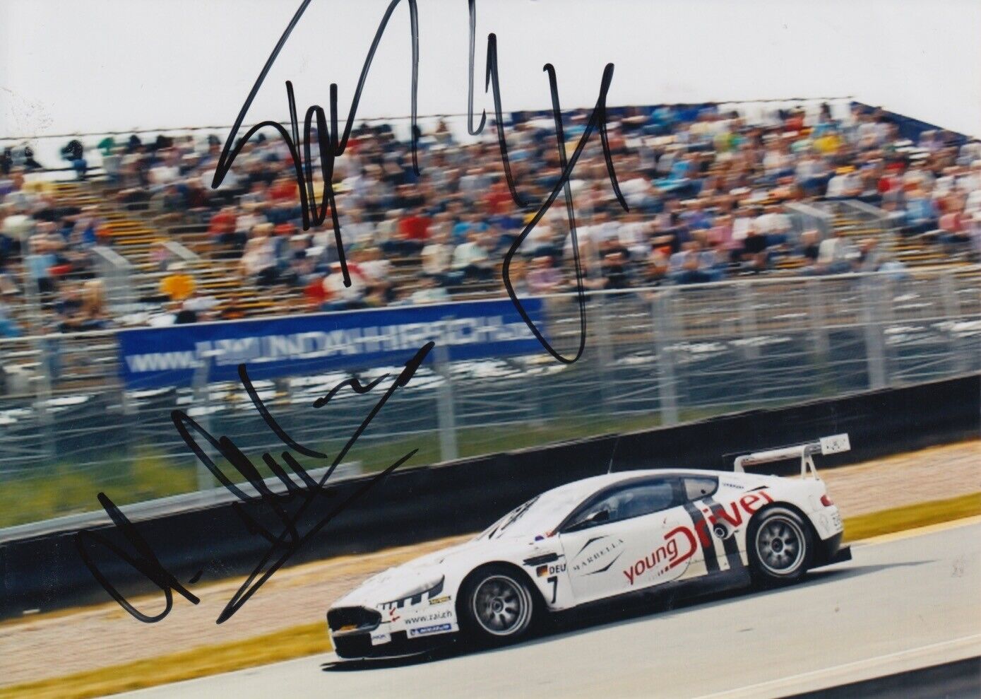 Enge, Muller Hand Signed 7x5 Photo Poster painting - Aston Martin Autograph 2.