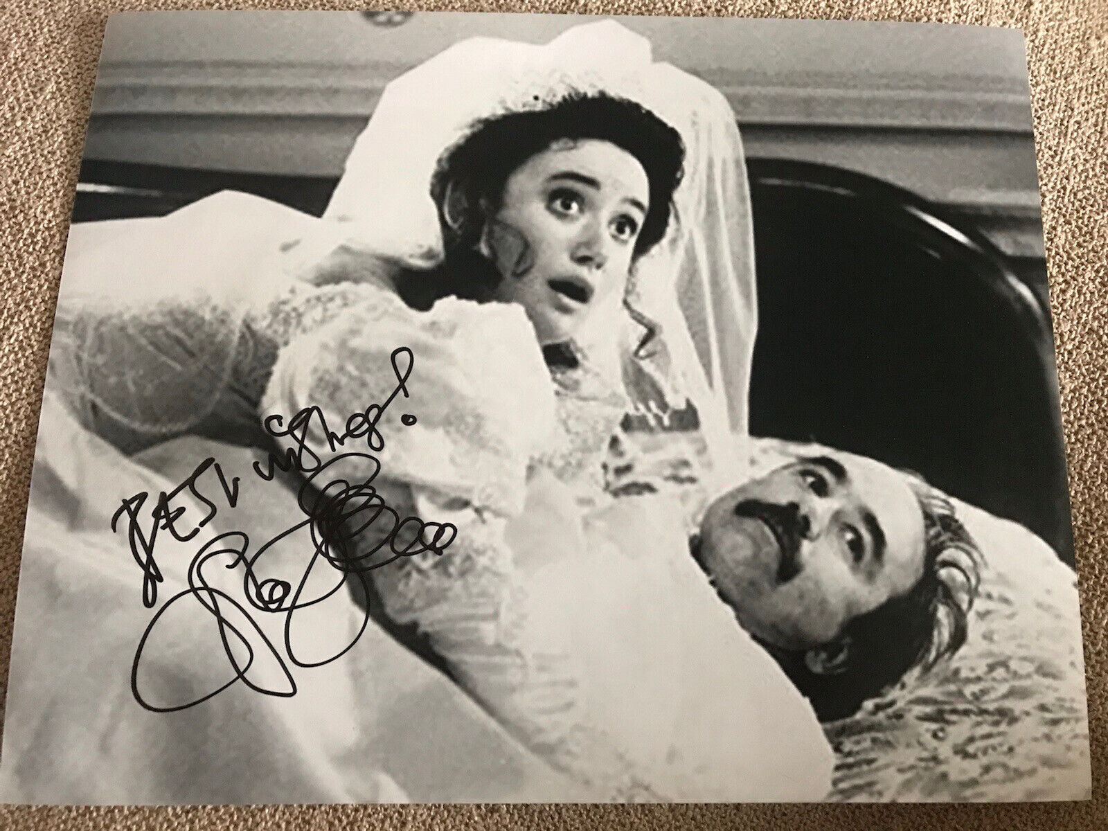 SOPHIE THOMPSON Signed 10x8 four weddings and a funeral Photo Poster painting