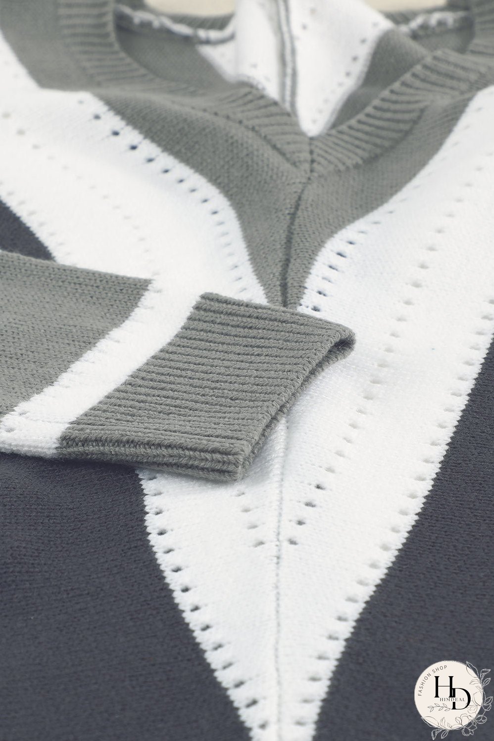 Trendy V-Neck Long Sleeve Top