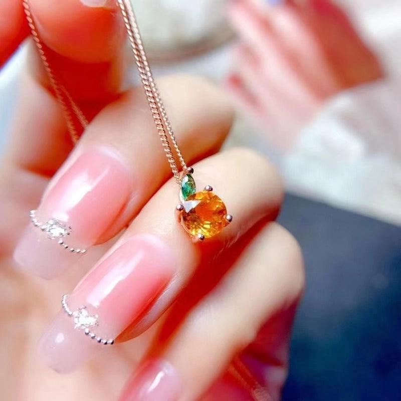 1 Piece 1 Pair Minimalist Fruit Copper Plating Women’s Rings Earrings Necklace