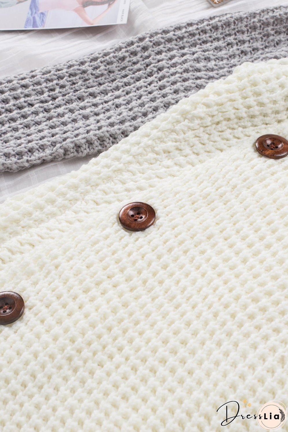 Hem Wrap Pullover Sweater