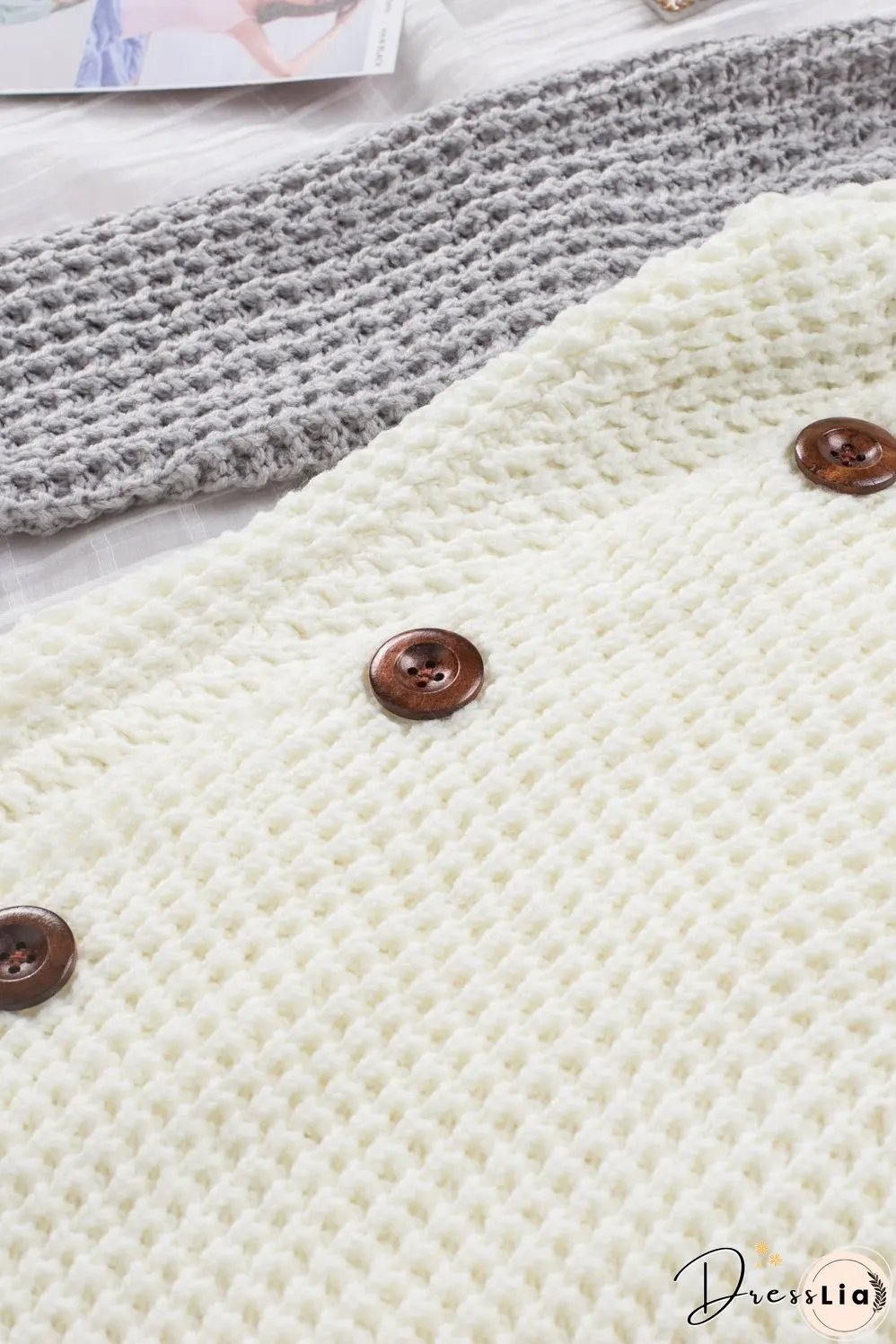 Hem Wrap Pullover Sweater