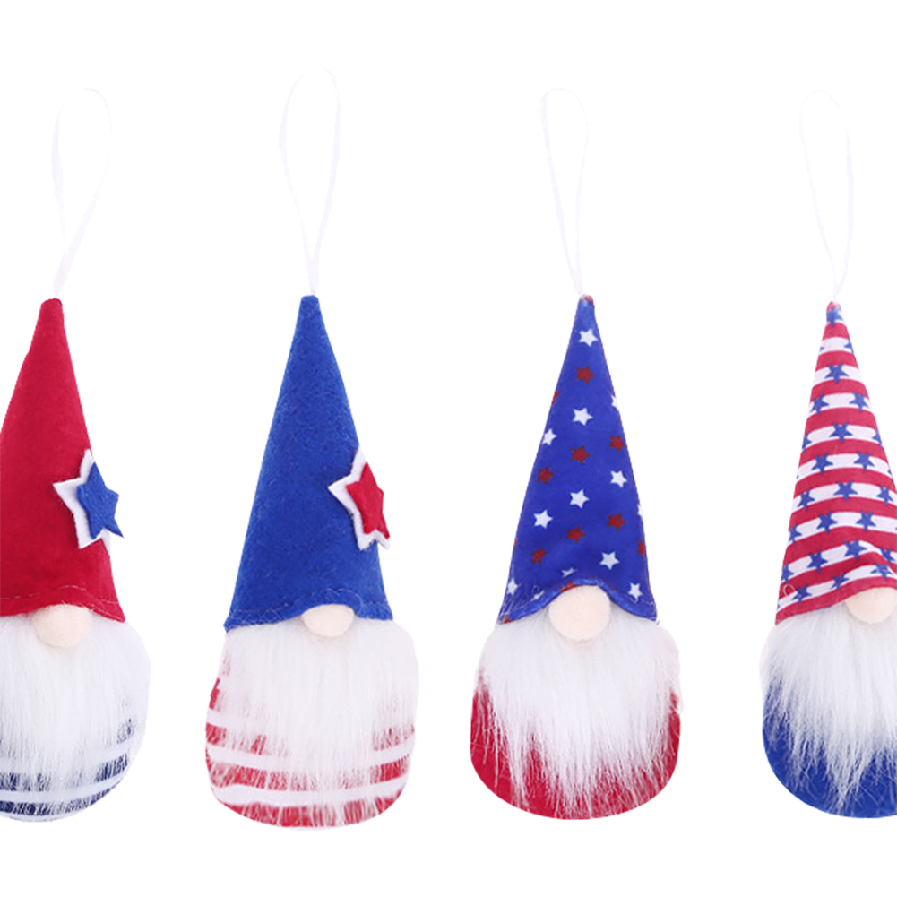 

Independence Day Faceless Dwarf Doll Party Plush Gnome Forester Doll Decor, 501 Original