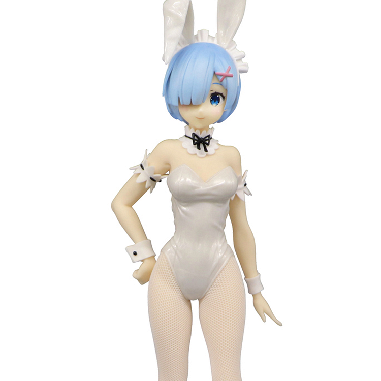 Furyu Re:Zero Starting Life in Another World BiCute Bunnies Rem (White Pearl Color Ver.) Figure