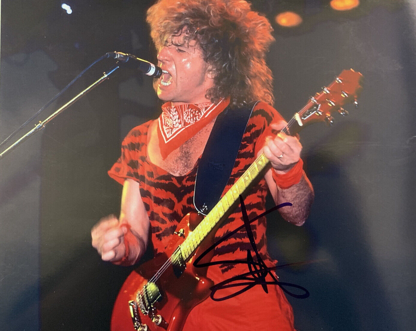 SAMMY HAGAR HAND SIGNED 8x10 Photo Poster painting HARD ROCK SINGER AUTOGRAPH AUTHENTIC RARE COA