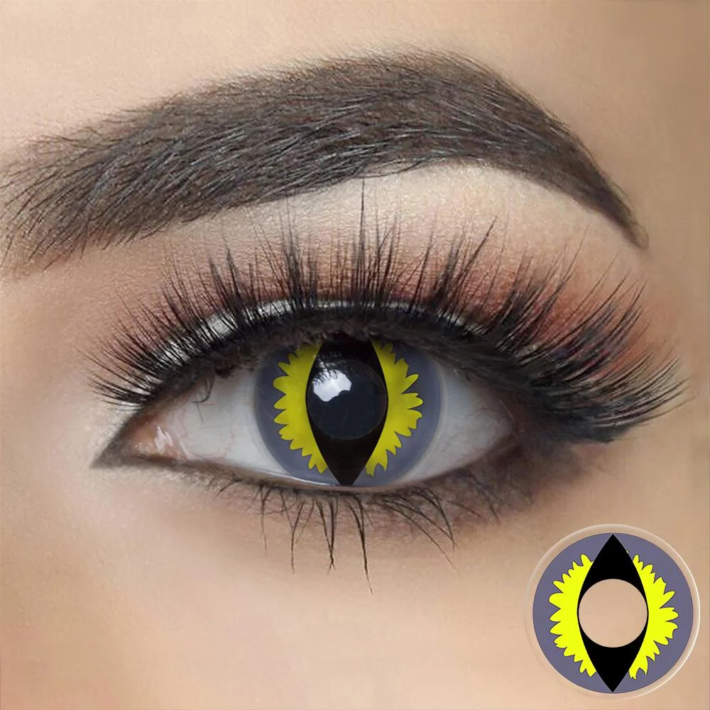Blue Dragon Eye Halloween Contacts