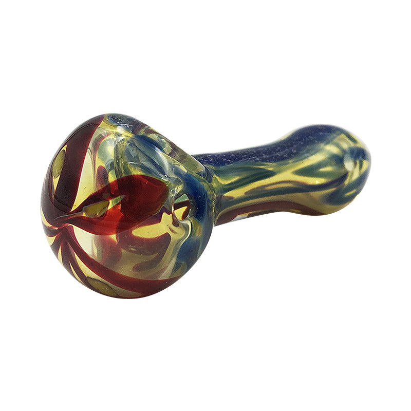 Good Design Cheaper Glass Multi Holed Spoon Hand Pipe