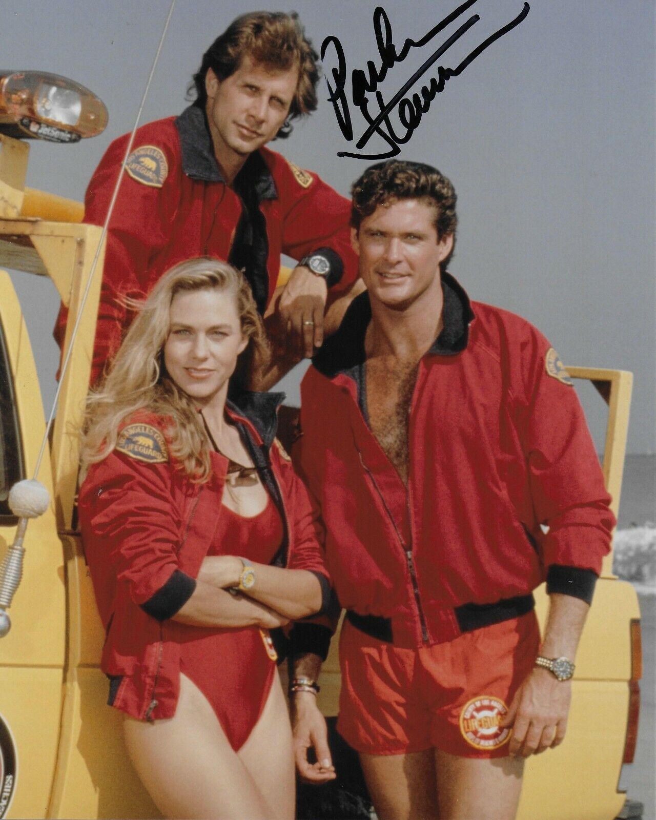 Parker Stevenson Baywatch Original Autographed 8X10 Photo Poster painting #8 - Hardy Boys