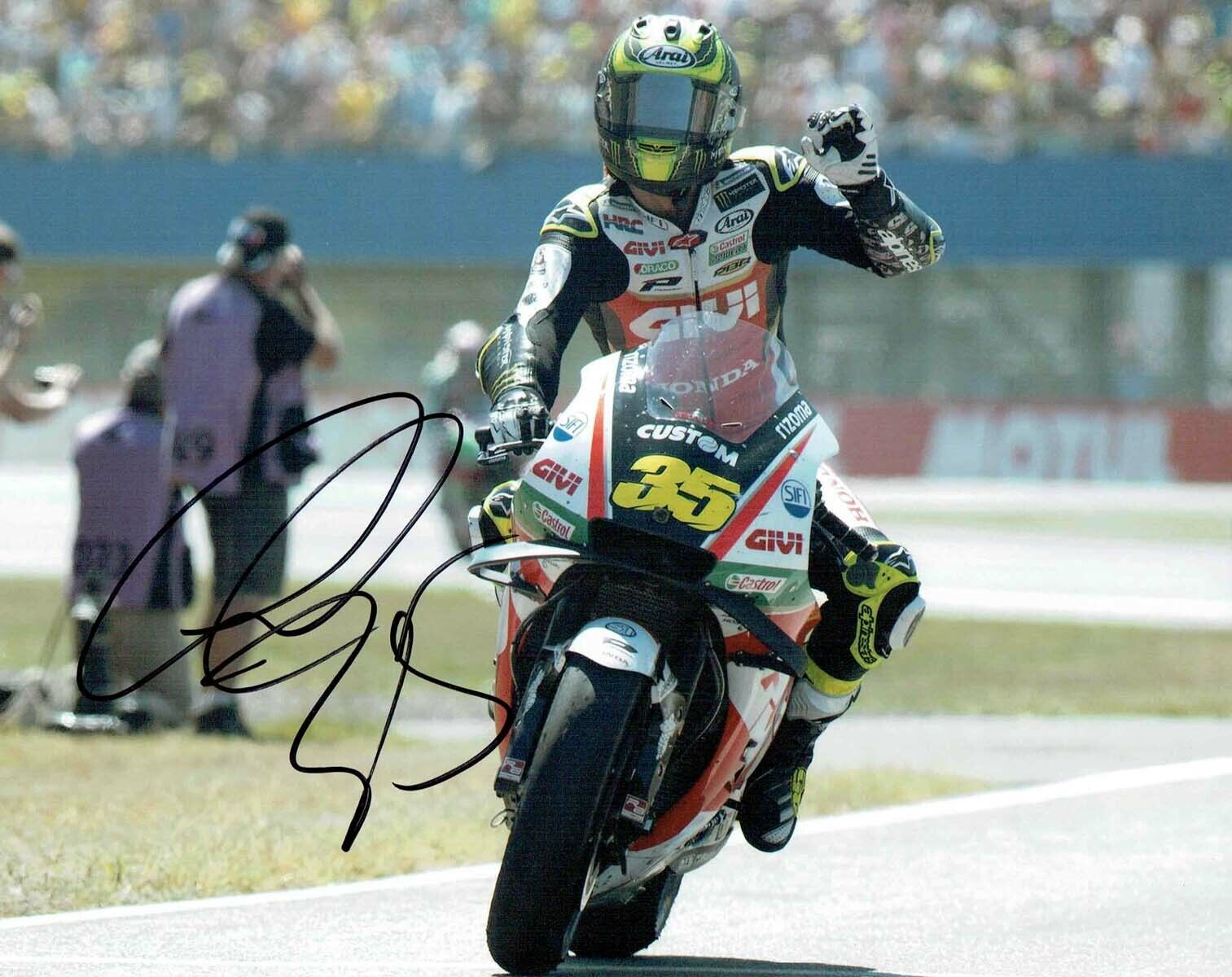 Cal CRUTCHLOW 2019 SIGNED LCR HONDA Autograph 10x8 Photo Poster painting 1 AFTAL COA