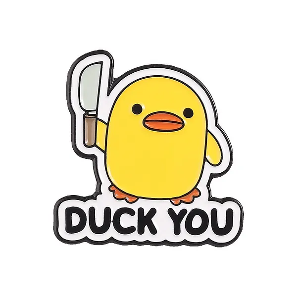 Foto del pin Pato Valiente Cuchillo