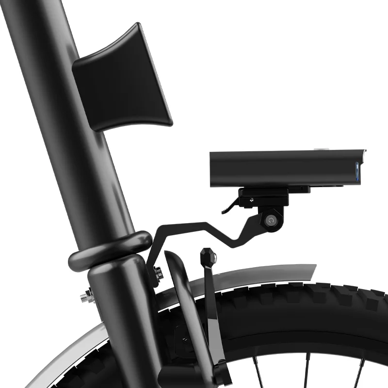 H21B Gaciron Folding Bicycle Bike Front Light Extender Mount Fork Light