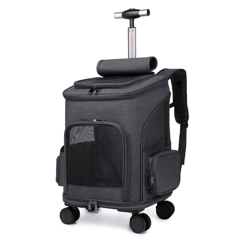 Wheeled Pet Carrier Backpack Pet Stroller