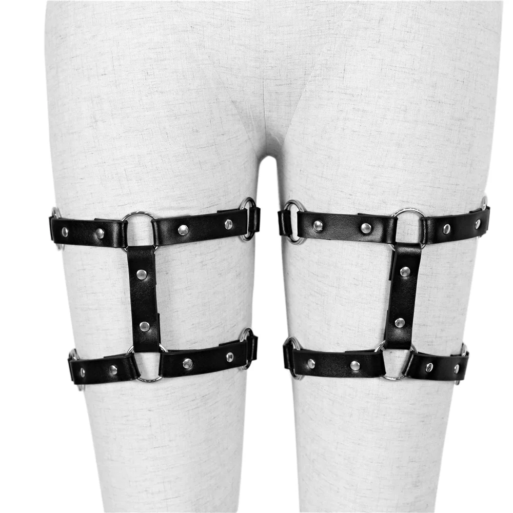 Billionm Sexy Leather Harness Garter Body Strap Belt Stockings Gothic Sword Belts Women's Lingerie Sex Costumes Bdsm Bondage Suspender
