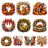 Autumn DIY Diamond Painting Acrylic Special Shape Pendant Hanging Kit
