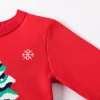 Kid Baby Girl Christmas Tree Pullover Bottoming Sweater