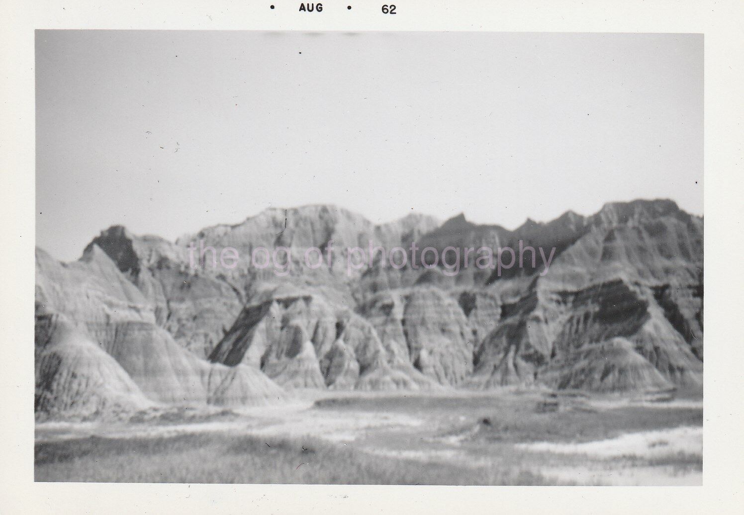 EROSION 1960s Vintage FOUND Photo Poster painting bwOriginal Snapshot 810 3 B