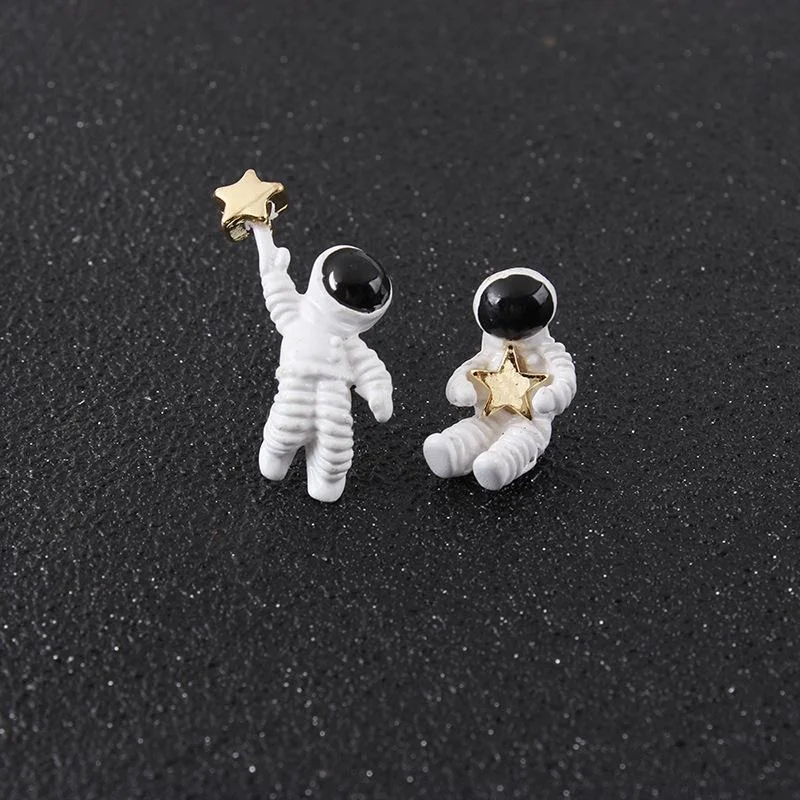 Astronaut earrings