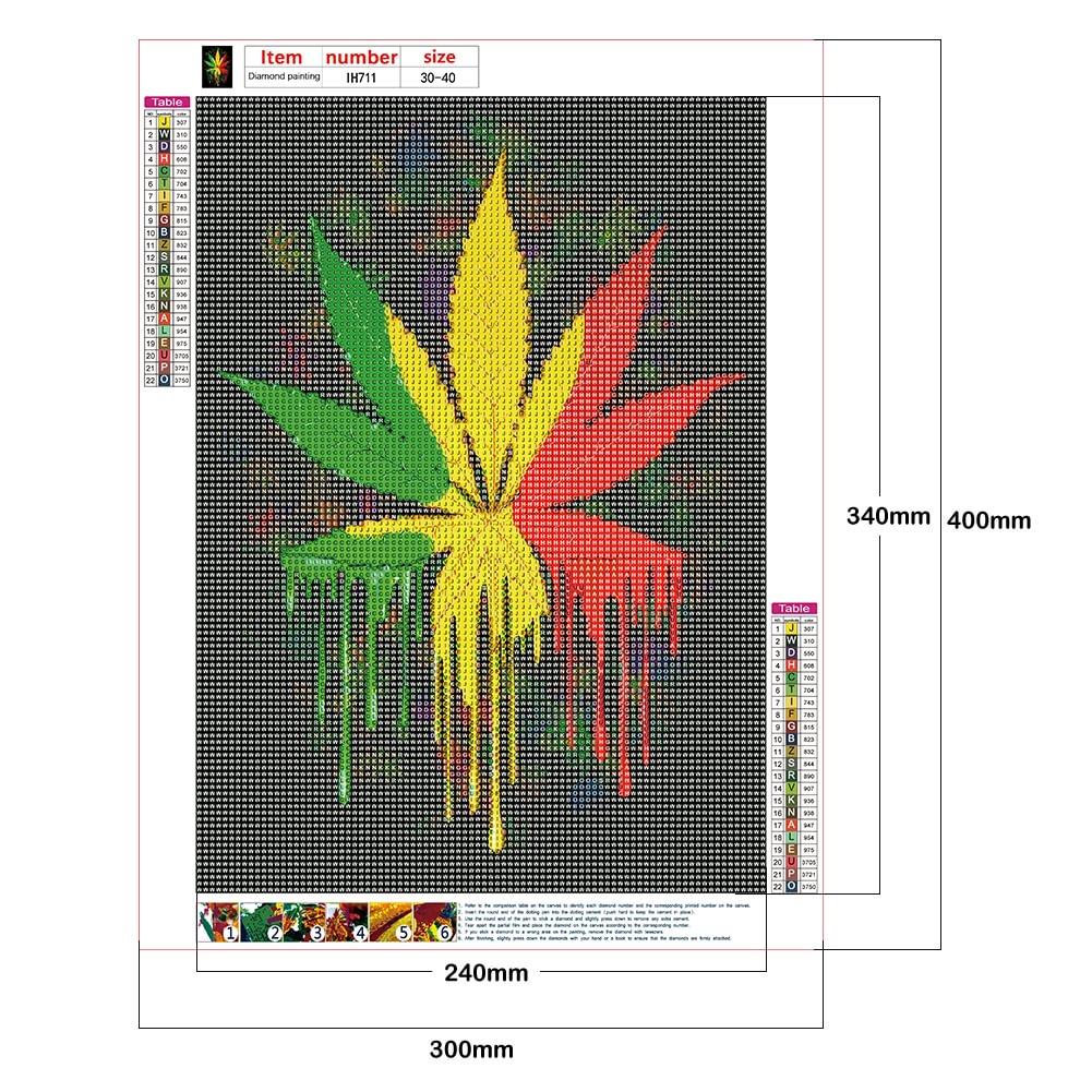 8 lettres 4 images feuilles erable