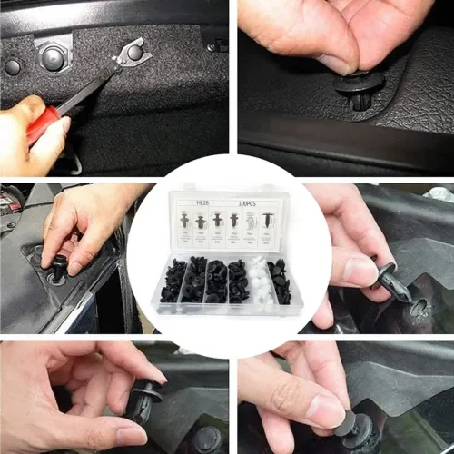 Dronehint Car Parts Body Bumper Rivet Kit Retainer Trim Molding Clip Assortments Push Pin (For: Acura) Parts