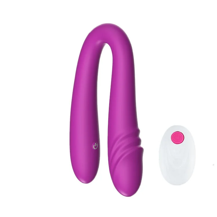 14.8-Inch Realistic Double-Ended Vibrating G-Spot Dildo Vibrator