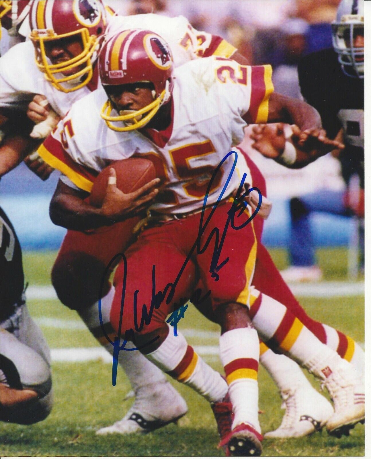 Joe Washington Autographed 8x10 Washington Redskins#3