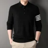 Men's casual business thickened pullover sweater