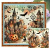 (Multi-Style) Halloween-11CT Stamped Cross Stitch 50*50cm/19.69*19.69in