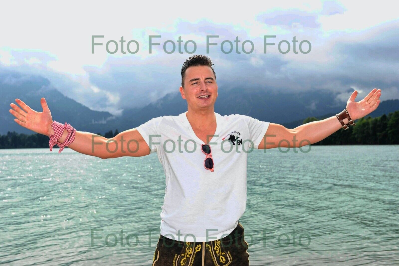 Andreas Gabalier Volks Music Photo Poster painting 20 X 30 CM Without Autograph (Be-109