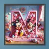 Diamond Painting -DIY Round Drill Letter N(40x40cm)