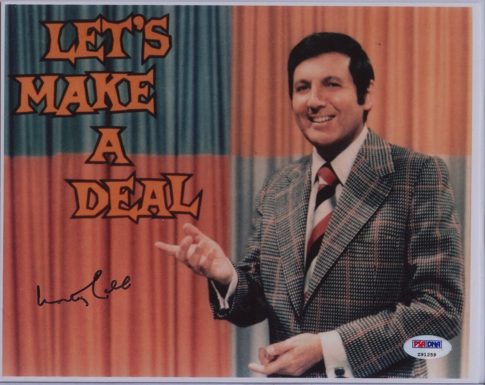 MONTY HALL 8x10 Photo Poster painting Signed Autographed Auto PSA DNA COA Let's Make a Deal