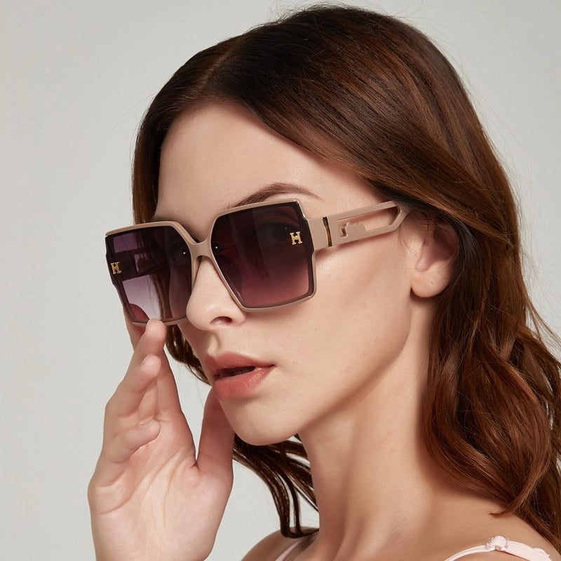 Casual Retro Streetwear Geometric Pc Square Full Frame Women's Sunglasses
