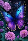 Luxury AB Velvet Diamond Painting Kit - Butterfly