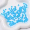 Colorful Square Cube Frosting Glass Beads DIY Accessories