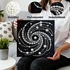 DIY Pearl Painting Vortex for Home Wall Decor with Frame(30*30cm)