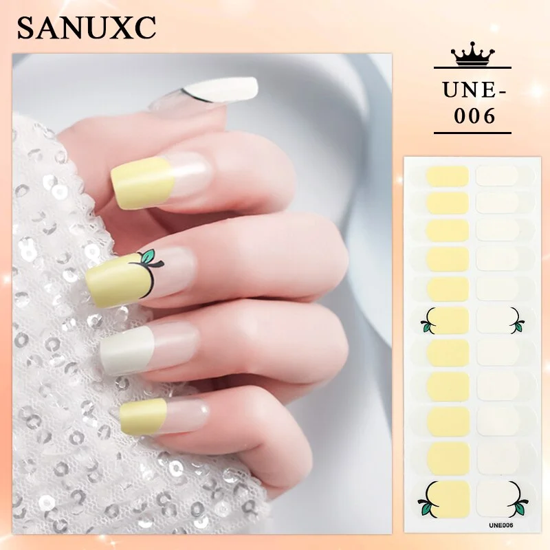Churchf 22 Tips Shiny Nail Polish Stickers Wholesale Nail Art Decoration Decals Fashion Nail Stickers for Woment Manicure Gifts-Nail Inspo-Outfit Ideas