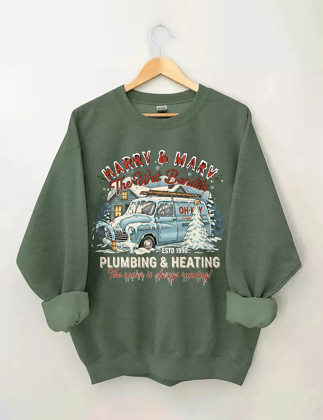 Happy & Mary The Wet Bandits Christmas Sweatshirt