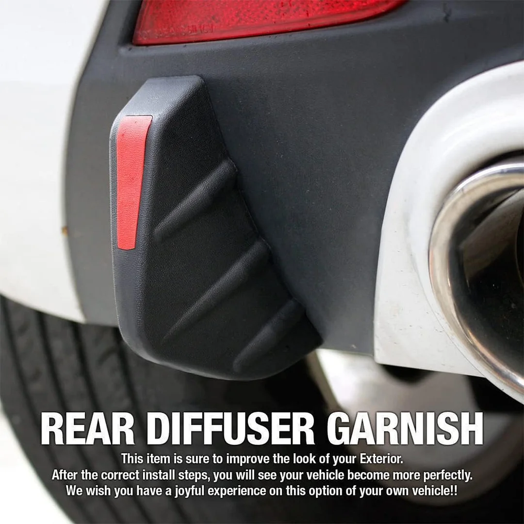 4pcs Car Lower Bumper Lip Diffuser, Anti-collision Accessories Spoiler Protector