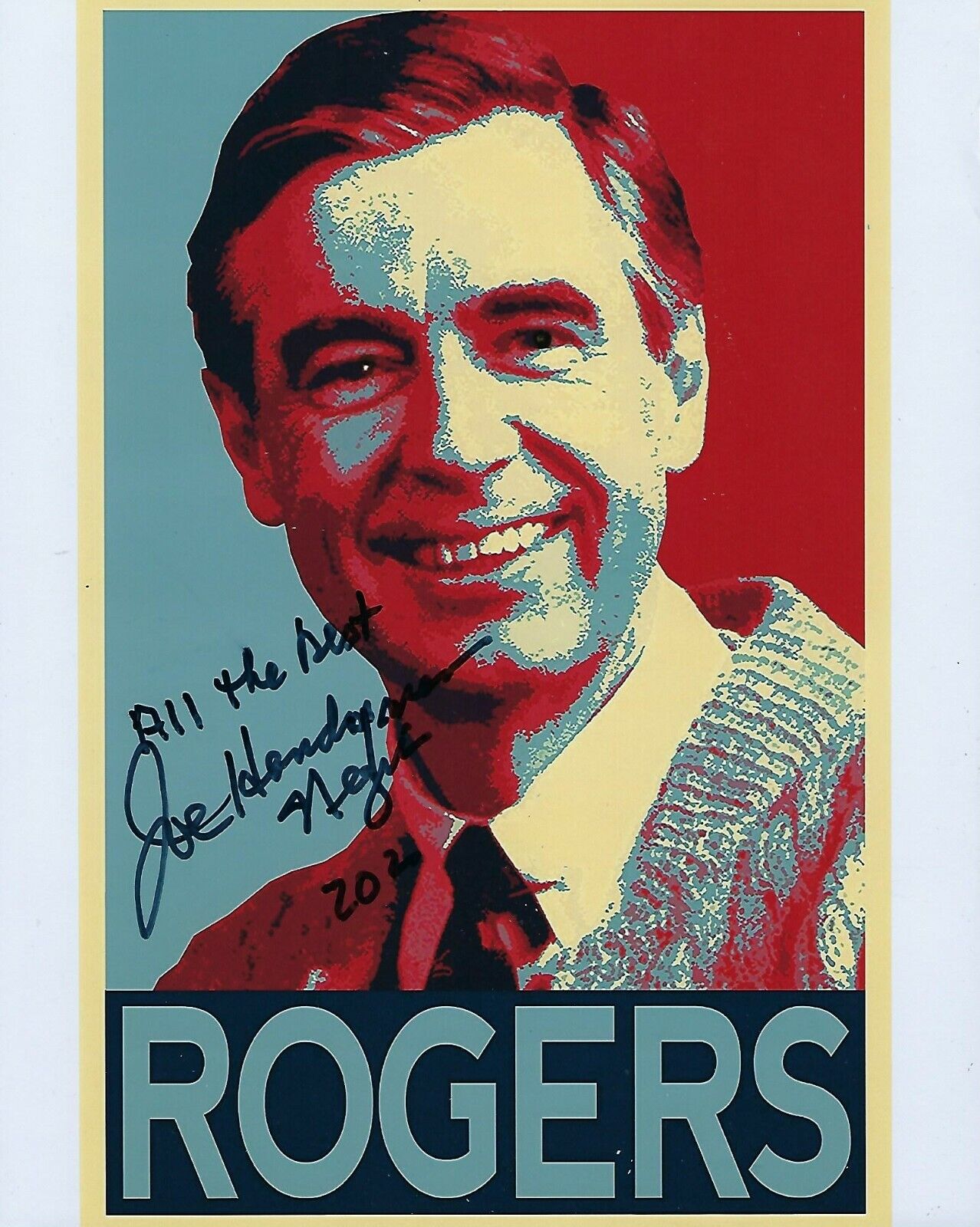 GFA Mister Roger's Neighborhood * JOE HANDYMAN NEGRI * Signed 8x10 Photo Poster painting J2 COA