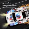 【Spark + Drift Double Cool】BMW M4 Egg-Shaped Spark Remote Control Car, Electric Four-Wheel Drive Desktop Drift Toy, Nighttime Cool Gadget