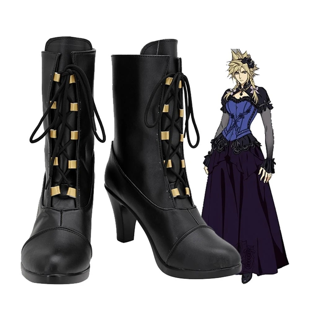 Final Fantasy Vii Remake Cloud Strife Cosplay Shoes Halloween Boots