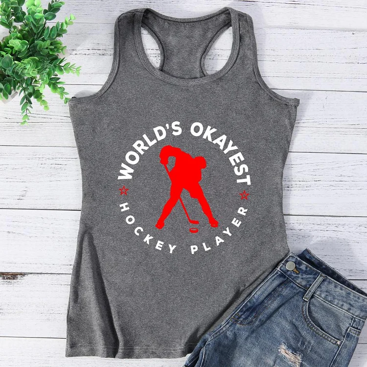 Hockey player Vest Top-Annaletters