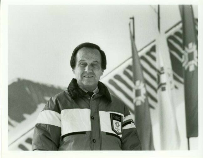 Jim McKay Olympics 1984 Original Press TV 7x9 Photo Poster painting