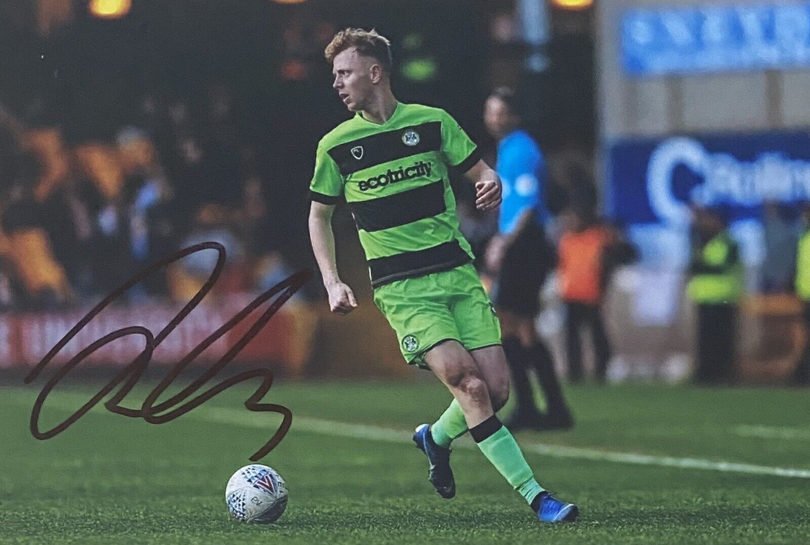 Nathan McGinley Genuine Hand Signed Forest Green Rovers 6X4 Photo Poster painting 3