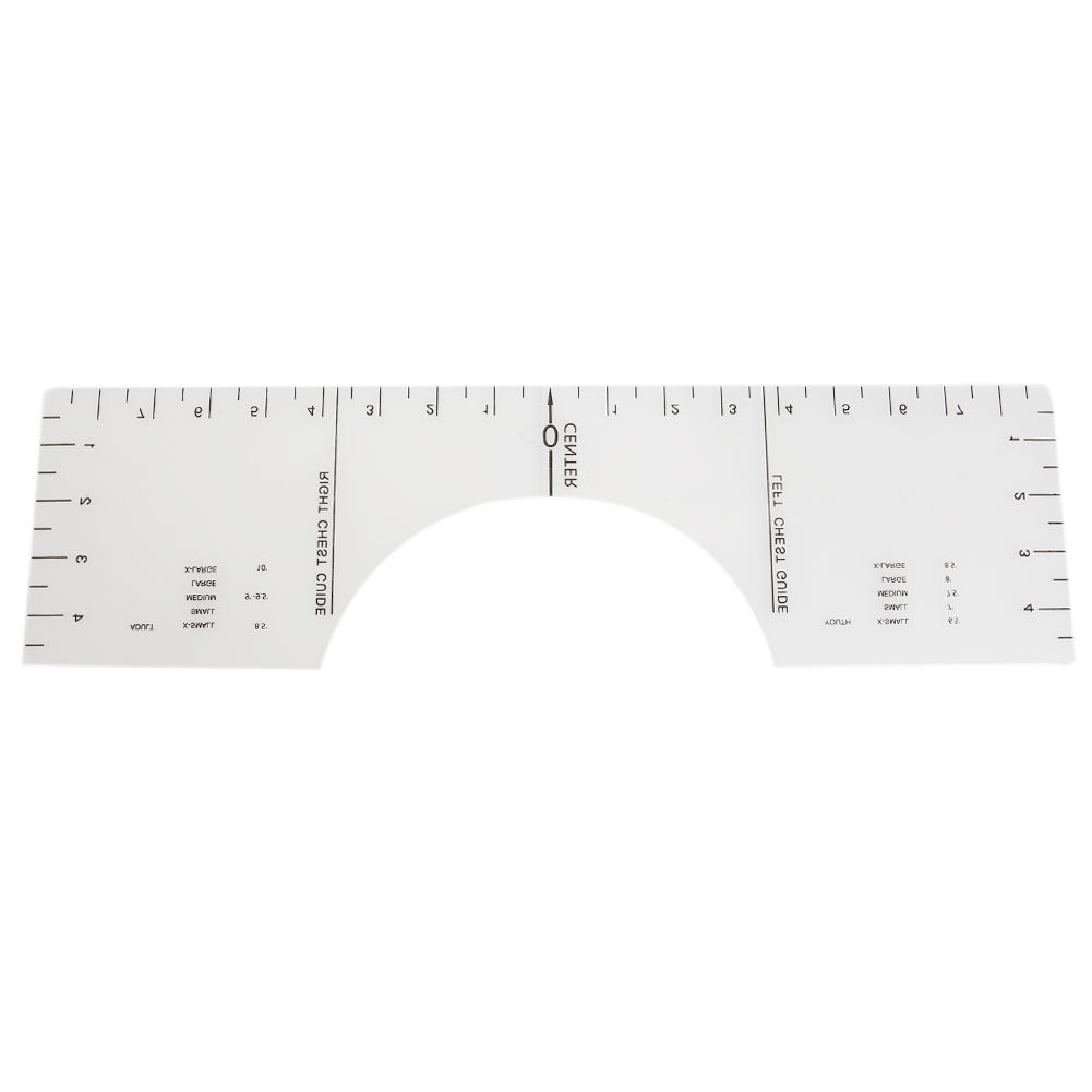 

Acrylic T-Shirt Alignment Guide Ruler Quilting Template Measure Gauge (S), 501 Original