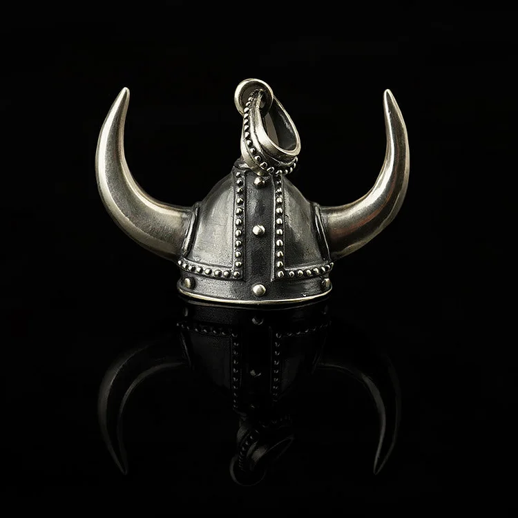 Coutureaura 925 Sterling Silver Helmet Necklace