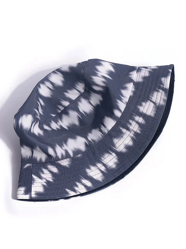 Foldable Starry Sky Oil Painting Double-Sided Fisherman Hat