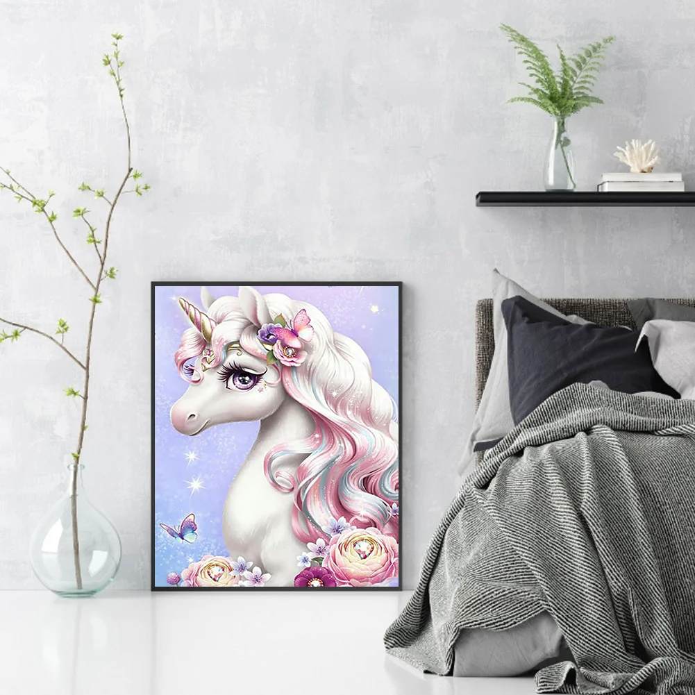 Full Round Diamond Painting 40*50cm - Unicorn